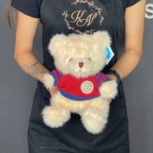 Мягкая игрушка бежевый медвежонок 24см