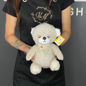 Мягкая игрушка бежевый медвежонок 20см