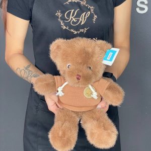 Мягкая игрушка коричневый медвежонок 28см
